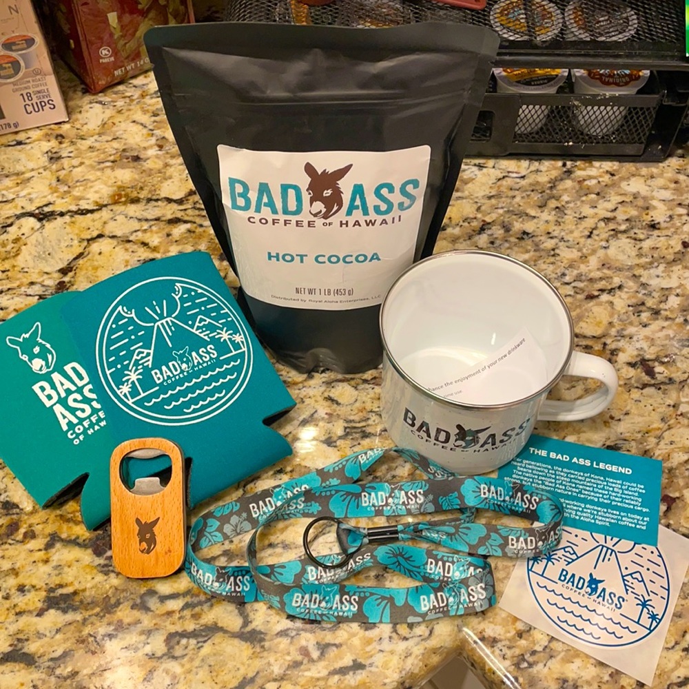 Bad Ass Coffee Company Bundle with camping mug